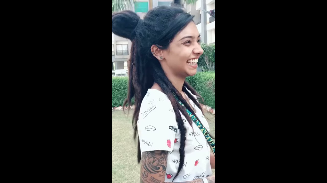Indian Tattoo Girl Viral Tiktok video | wish rathod 😍 - YouTube